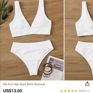 FINAL PRICE Shein White Bikini Set